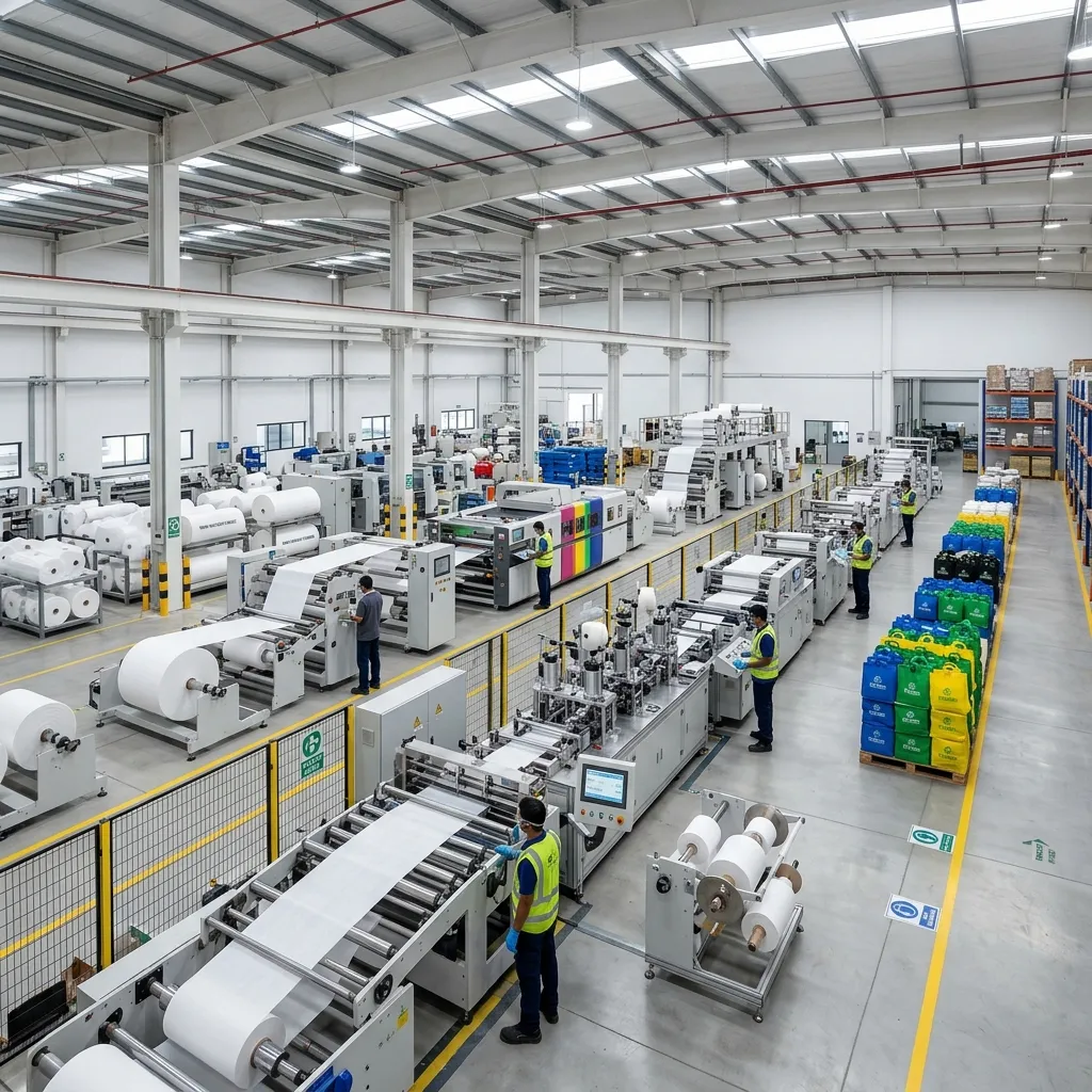 Refah Çanta Fabrika Üretim Hattı
